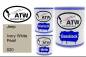 Preview: Jeep, Ivory White Pearl, 020: 1L Lackdose + 1L Klarlack + 500ml Härter - Set, von ATW Autoteile West.
